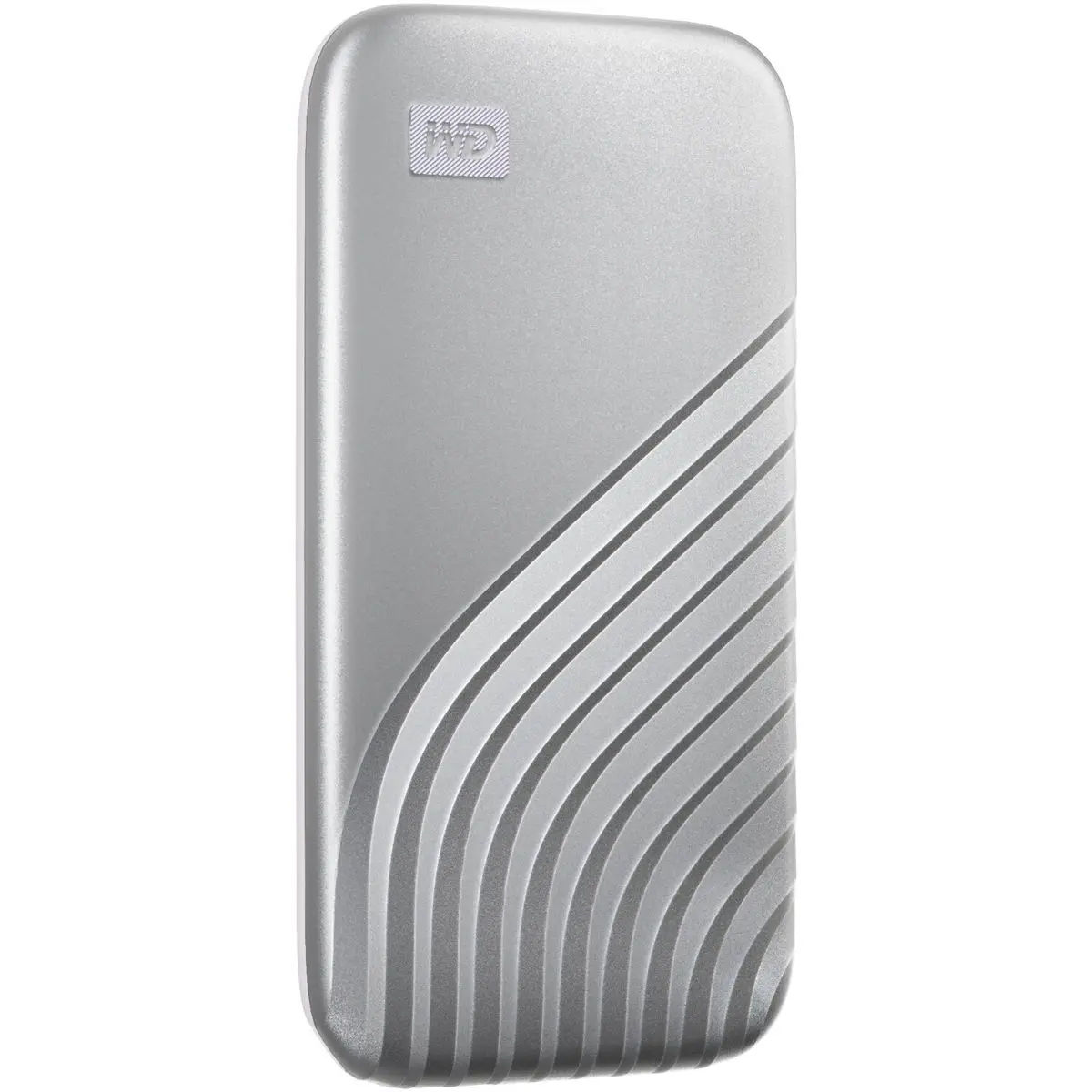 WD My Passport External SSD - 1TB Capacity, USB 3.2 Gen 2 Type-C, Compact Form, Silver Portable Data Storage Drive for Computers & Office Use