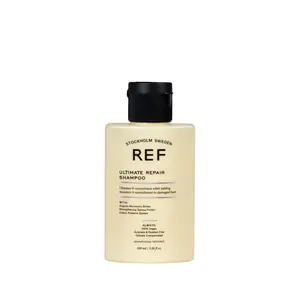 REF Ultimate Repair Shampoo 100ml - Sulfate-Free Botanical Extracts for Dry Damaged Hair Care & Cleansing