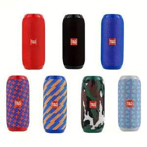 T&G Portable Bluetooth Speaker, IPX4 Waterproof Wireless Speaker with Subwoofer, Stereo Pairing – TG117