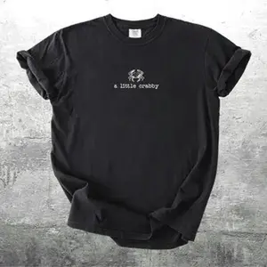 Minimalist Beach Shirt, Funny Meme Shirt, A Little Crabby, Summer Aesthetic Tee