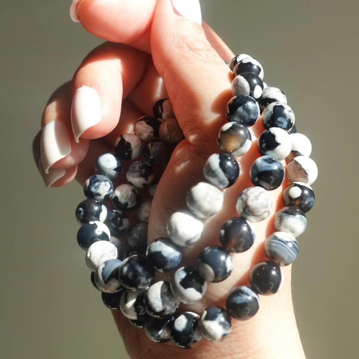 Orca Agate Bracelet