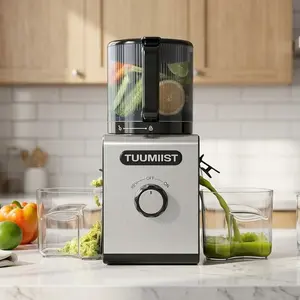 TUUMIIST Masticating Juicers,Cold Press Juicer Machines – 6.5'' Large Feed Chute for Whole Fruits & Vegetables, High Juice Yield, Easy To Clean,SummerVibes