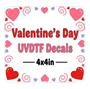 Valentine's Day Themed UVDTF Decals