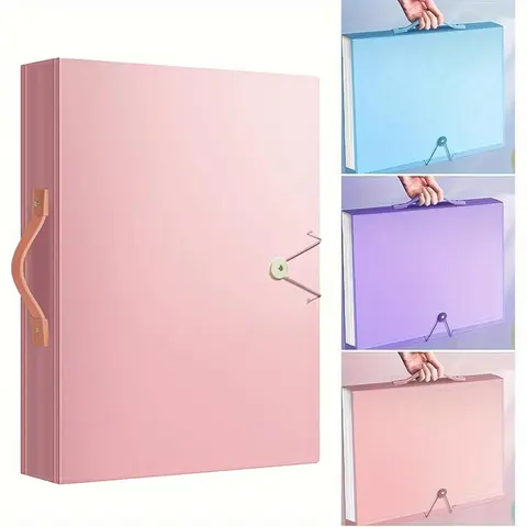 A3 Diamond Painting Storage Book for Crafts & Art Storage Folder with Clear Pages