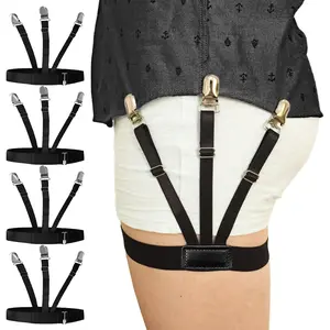 Mens Shirt s Adjustable Elastic Shirts Tucker Shirt Garter for Men  Keep Shirt Tucked