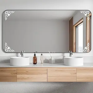 10-Pack Self-Adhesive Acrylic Geometric Mirror Corner Stickers, Sports & Outdoor Recreation Equipment for Furniture, Cabinets, Windows, Walls, Ideal for Home Living Room Indoor & Outdoor Leisure Use