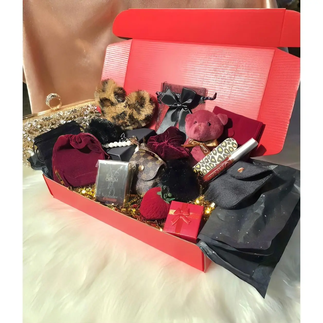 Beautiful Red Jewelry Gift Box (Promotional)