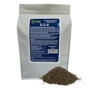 Supply Solutions 8-2-4 Nutri-Proganic Granular Premium Fertilizer 10lbs | Balanced Nutrients for Lush Greenery & Abundant Blooms | Ideal for All Plants | Enhances Photosynthesis & Root Strength