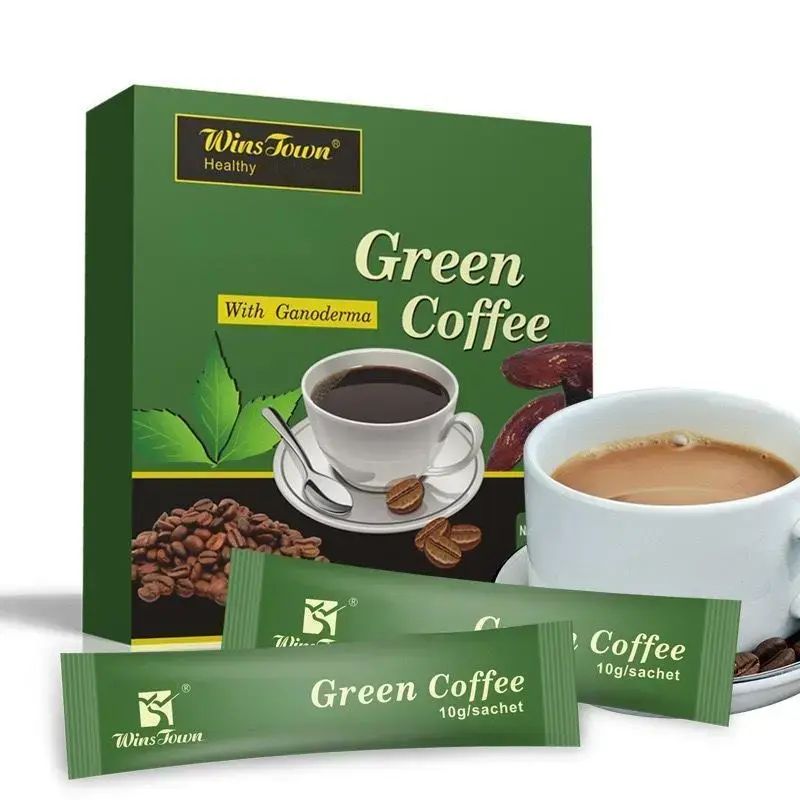 WINS TOWN Herbal Coffee Alternative – Green Coffee (18 sachets, 180g)