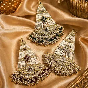 Elegant bridal/non-bridal statement Jhumar/passa with ghungroo