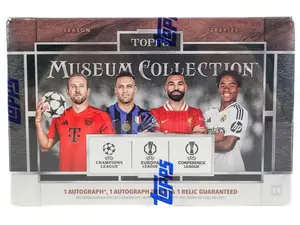 2024/25 Topps UEFA Club Competitions Museum Collection Soccer Hobby Box