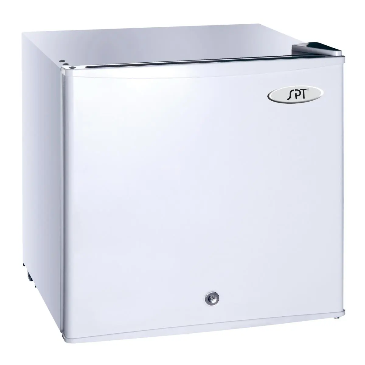 Compact 1.1 cu. ft. Upright Freezer - Energy Star Certified, White, Lock and Key, 115V, 19.375 h x 18.5 w x 17.5 d in, 55 lbs