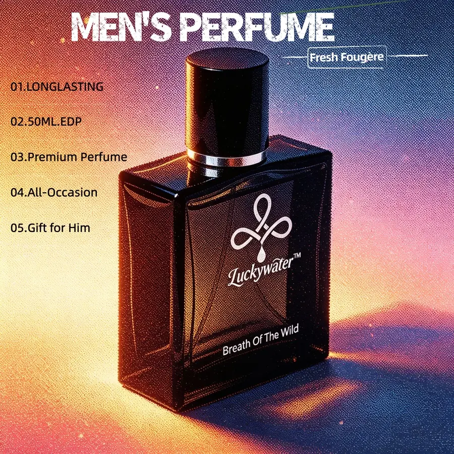 Fresh Fougere Men's Cologne 1.7 Fl Oz edp perfume spray, Men's Perfume,Citrus & Refreshing cologne for men,men colognes,Aromatic fougere, A-starting summer fragrance, night homme men, Long-lasting eau ,Gift for him, ideal gift, business occasion