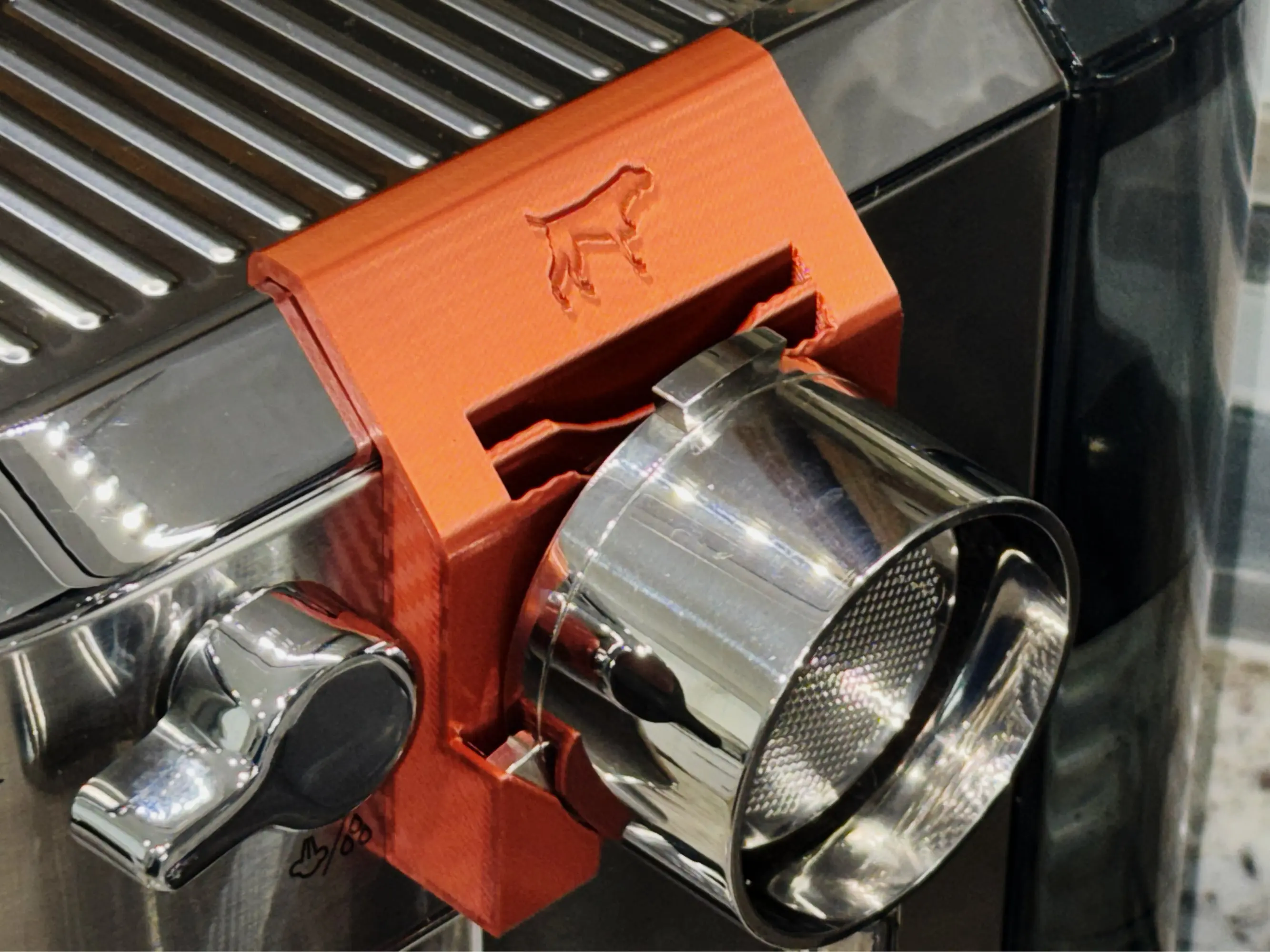 Side Portafilter Holder for De'Longhi Dedica | Optional Puck Screen Storage