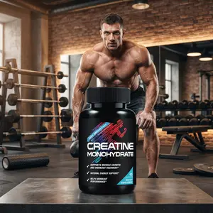 Creatine Monohydrate 3000mg Per Serving - 3X Strength Micronized Creatine Powder - Supports Lean Muscle, Strength, Energy, & Endurance - All Natural Supplement, Non-GMO, Bottled in USA - 60 Capsules
