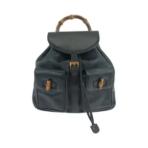 Pre-owned GUCCI Calfskin Tote Bags Bamboo Leather Backpack
