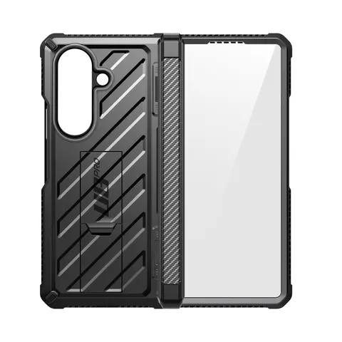 SUPCASE Shockproof Military-Grade Full-Body Smartphone Casing for Samsung Galaxy Z Fold 7 - Built-in Tempered Glass Screen Protector, Kickstand, Hinge Coverage, MagSafe Compatible, Non-Slip Grip, Magnetic Wireless Charging Accessory, 45° Handsfree View
