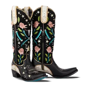 Stars Align Boot - Jet Black & Ceramic Crackle