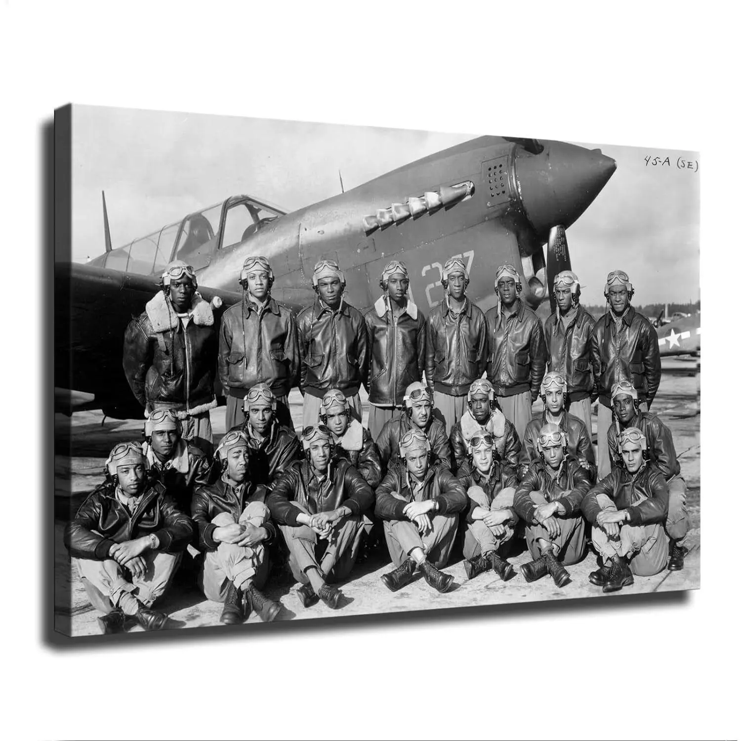 Vintage Tuskegee Airmen WWII African American US Army Black History Poster Decor Room Decoration Photo Ornaments Wall Artistic Print