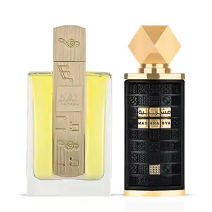 Angham & Mashrabya Eau de Parfum Sprays 100ml (3.4 oz) by Lattafa (Bundle)