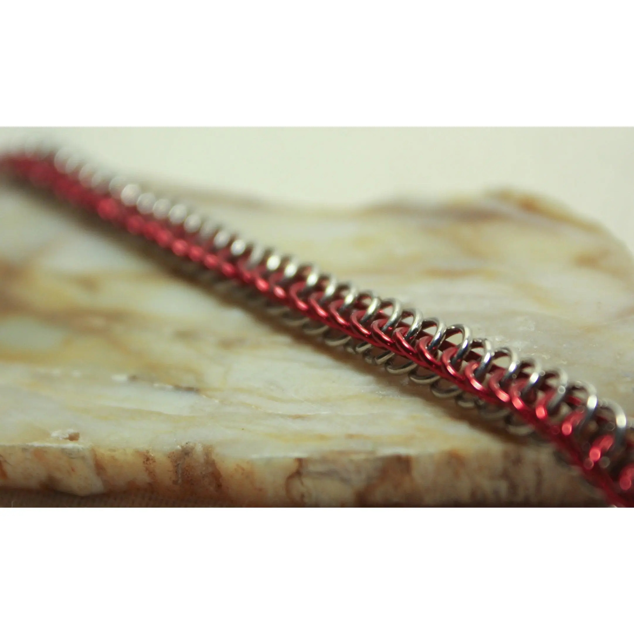Half Persian Chainmaille Bracelet, Chainmail Bracelet