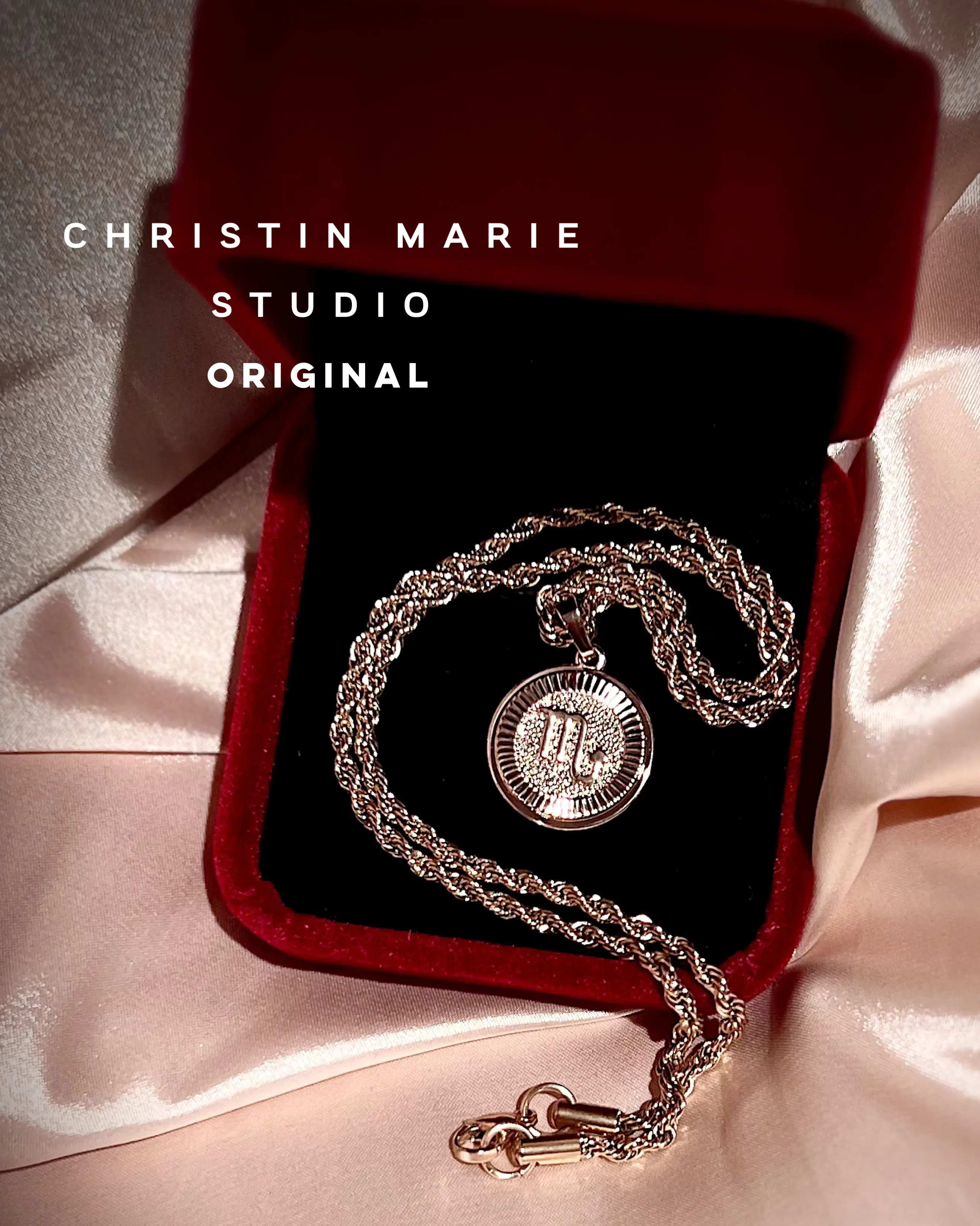 Rose Gold Zodiac Necklace (Unisex)