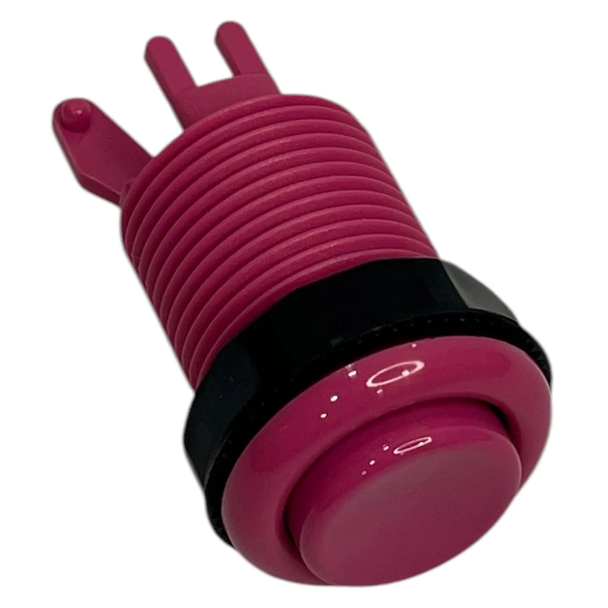 Original IL Concave Arcade Push Button 28mm Authentic Arcade Button Pink (Industrias Lorenzo PSL-L)