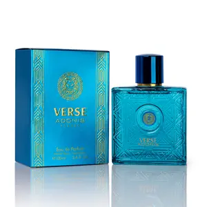 NovoGlow Verse Adonis Men's Eau De Parfum - 3.4 oz/100ml Woody Citrus Spray-On Fragrance, Packaged Boxed Clean Luxurious Scent with Mint, Mandarin, Cedarwood, Vanilla, Packaged Men's Fragrance, Clean Men's Fragrance