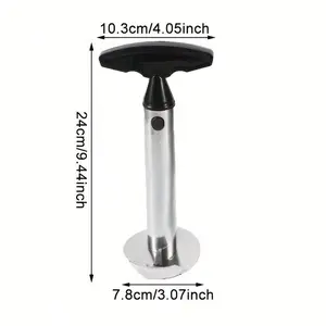 Stainless steel pineapple core remover and slicer, an easy-to-use kitchen tool for easily removing pineapple cores and slicing