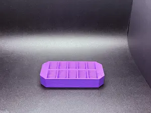 Purple Nail Tip Organizer