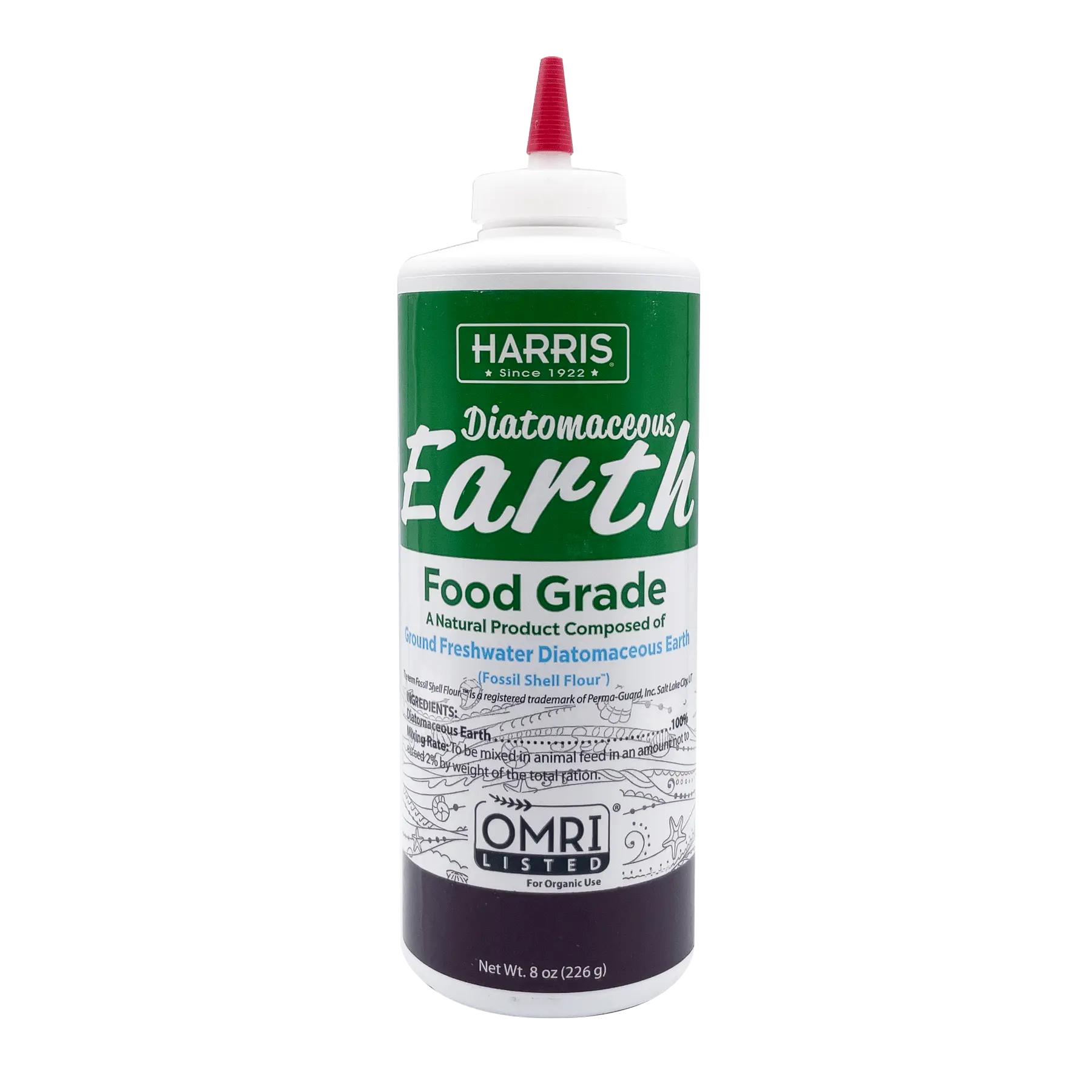 Harris Diatomaceous Earth 8oz Bottle