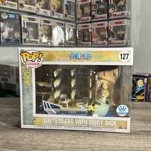 Whitebeard with Moby Dick Ride Funko POP in Mint Condition and comes with a free protector
