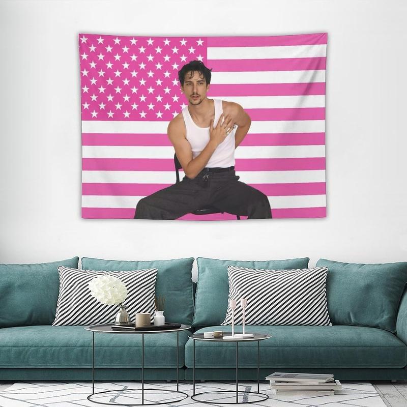 Tapestry Milo Star Manheim Funny Flag Tapestry Poster Wall Hanging Art Suitable for Room Bedroom Living Room Dormitory Wall Outdoor Garden Decoration Aesthetic Merch30 x40