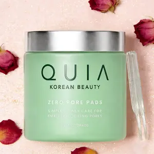 QUIA 70pcs All-In-One Toner Pads: Gentle Daily Exfoliating Pads with Mild PHA, Hydrating & Balancing Formula for Sensitive Skin, Soft Textured Korean Skincare