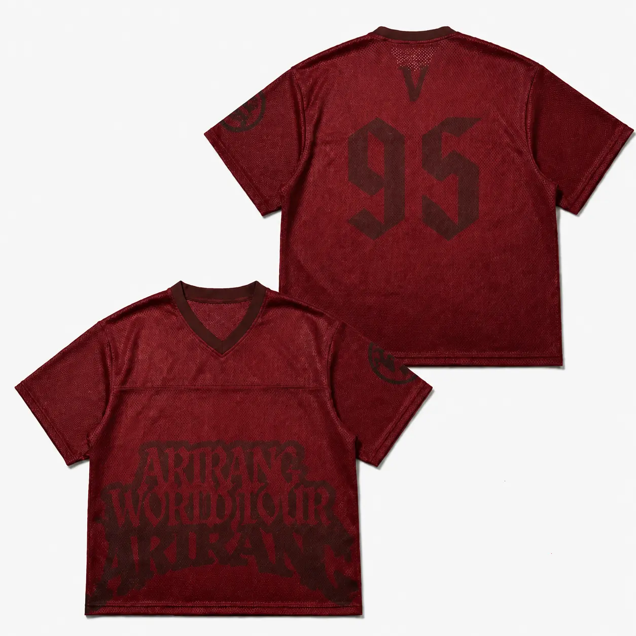 Custom World Tour Mesh Football Jersey, Y2K Streetwear Sports Tee, Vintage Arirang Bangtan Jersey, Kpop Fan Merch, Bangtan Inspired Concert Outfit Shirt