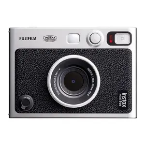 FUJIFILM INSTAX MINI EVO Hybrid Instant Camera with 100 Creative Options (Black)