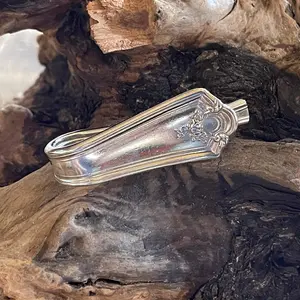 Vintage silverplate money clip