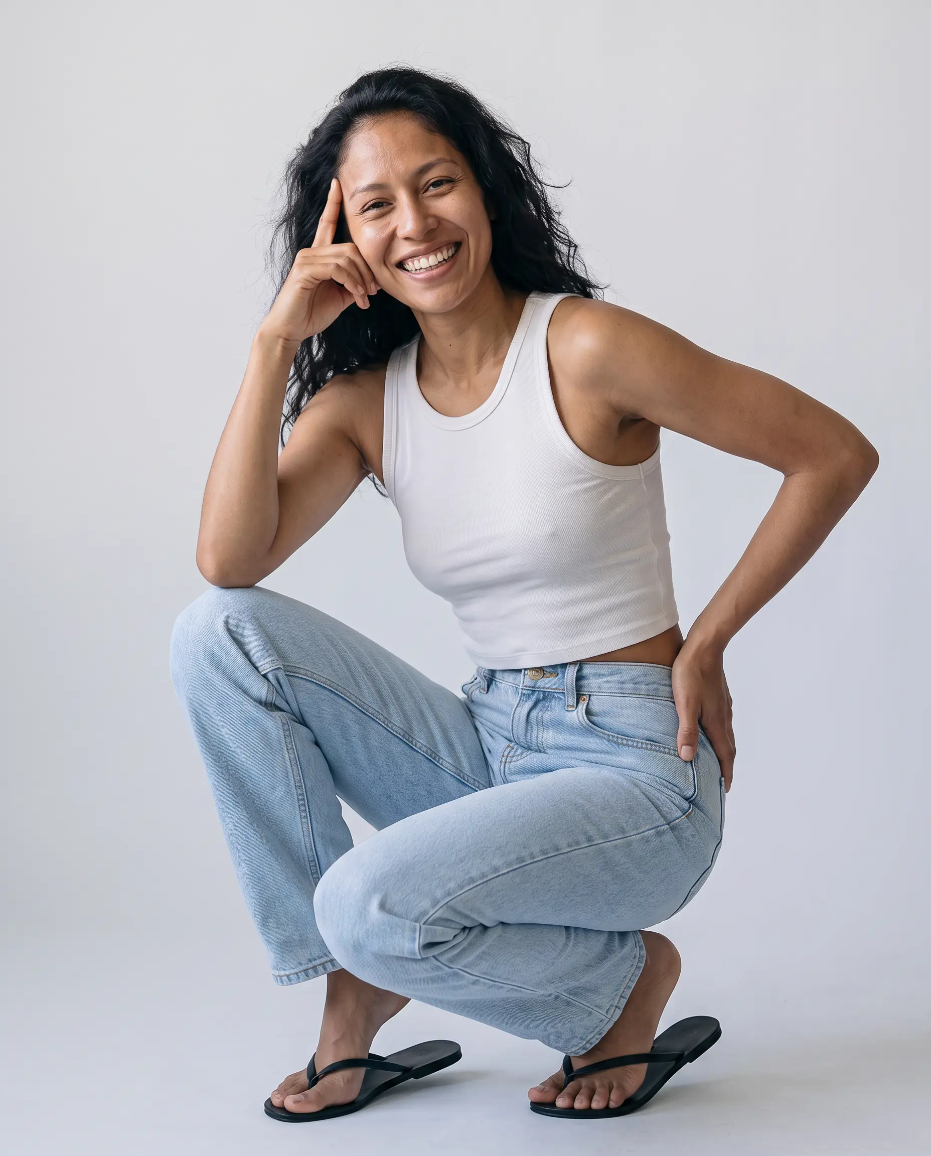 Clementine Straight-Leg Denim Jeans