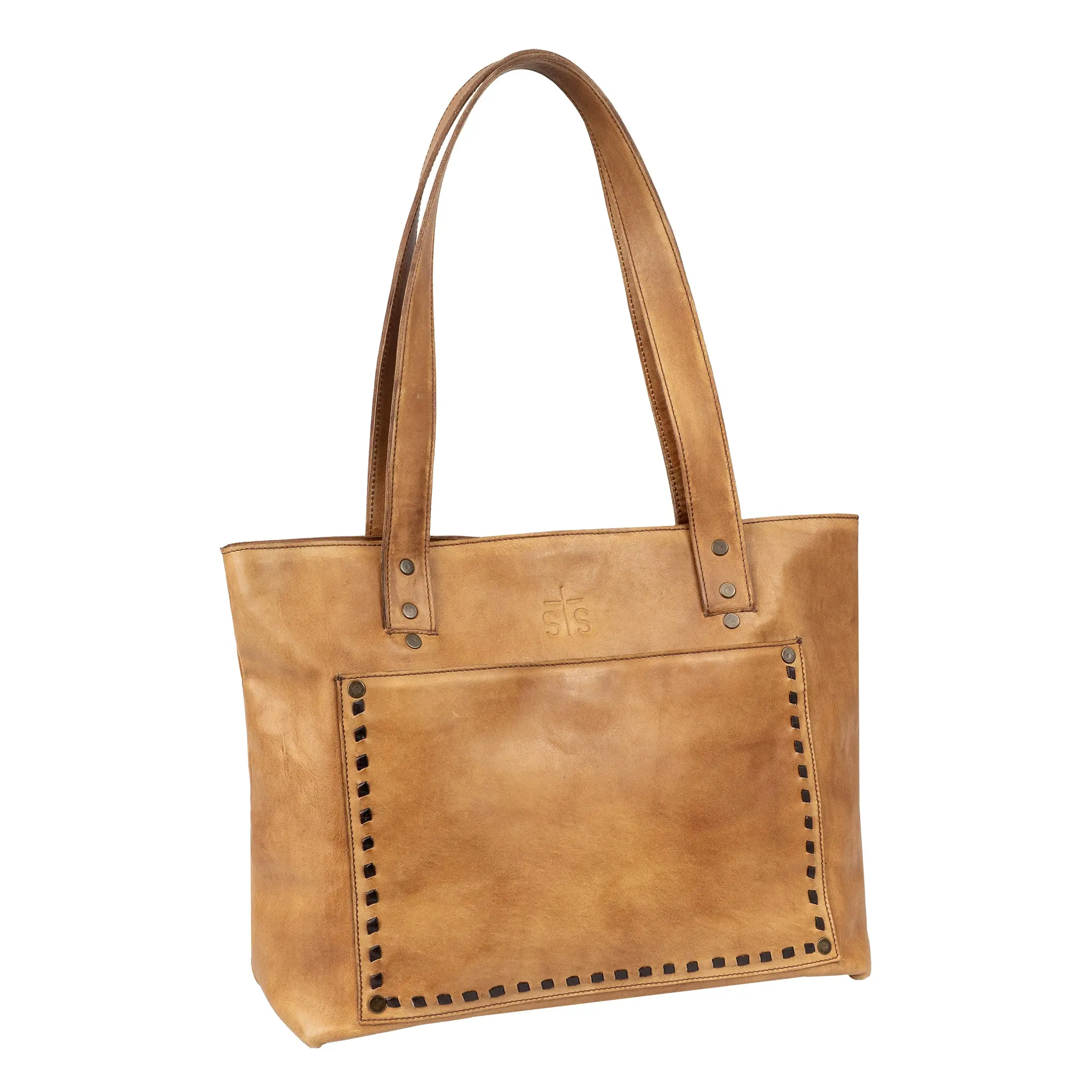 STS Ranchwear Caramel Bandera Simple Tote Purse