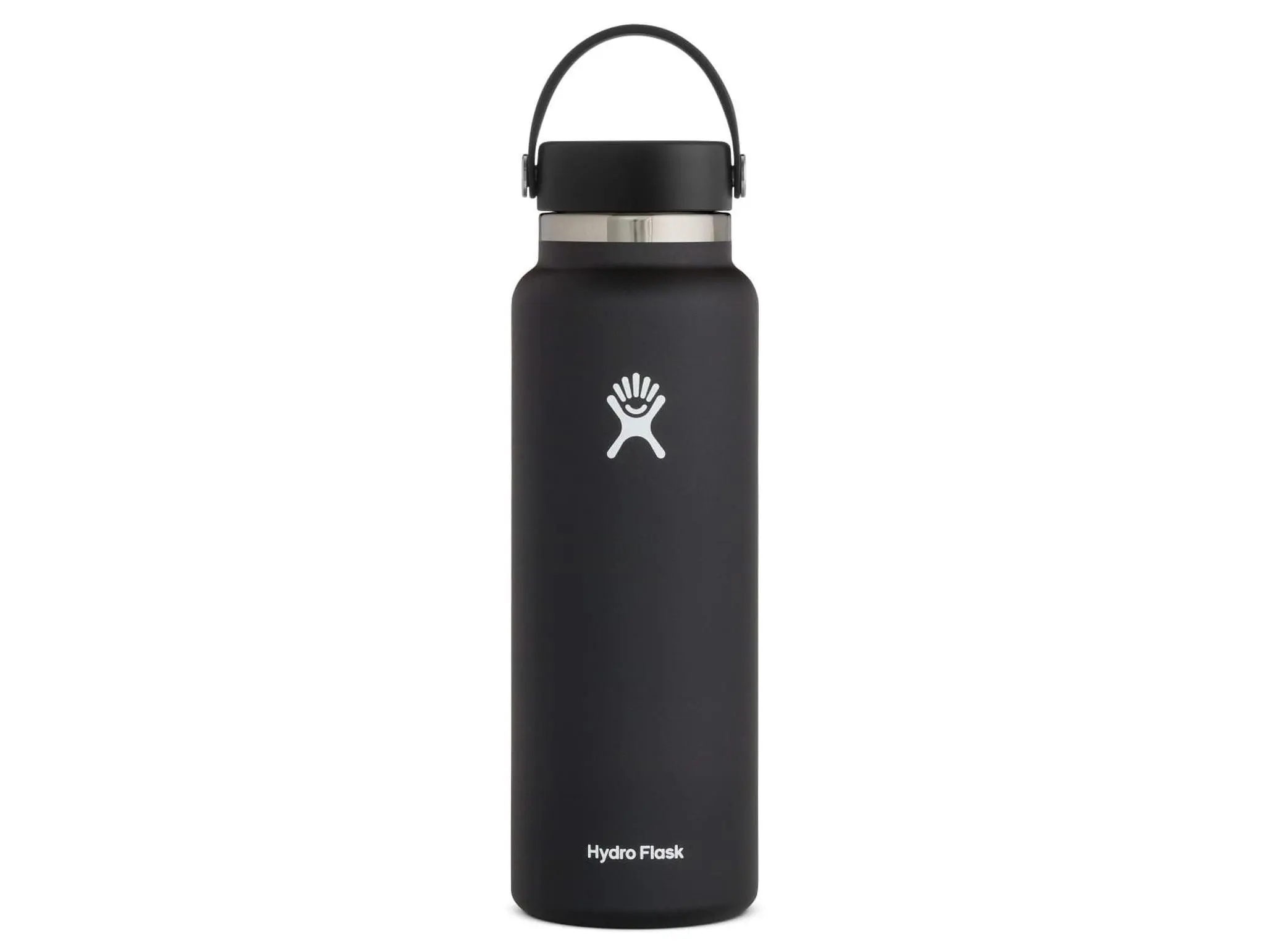 Hydro Flask 40oz Wide Mouth Vacuum Insulated Stainless Steel Water Bottle - Leakproof Flex Cap, Tempshield Insulation (Kitchenware, Drinkware Vacuum Flask)
