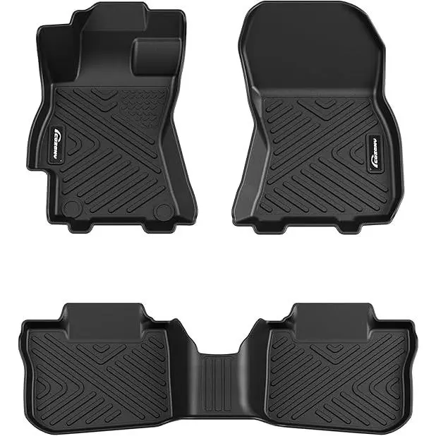 GARVEE Floor Mats for Legacy/Outback, Heavy Duty Anti Skid All Weather TPE Floor Liners Fit for 2010-2014 Subaru Legacy/Outback