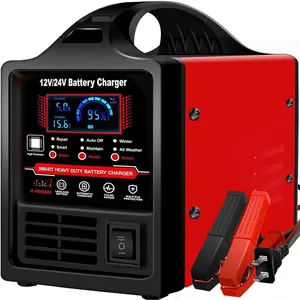 Charger 12V 24V Portable Automotive Trickle Charger  Maintainer for AGM    RV Deep Cycle Repair, Winter Mode(for Lead Acid )