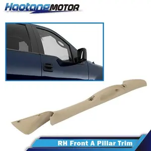 CROSSDESIGN Passenger Side Front A Pillar Trim Tan Handle Fit For 2004-2008 Ford F150 F-150