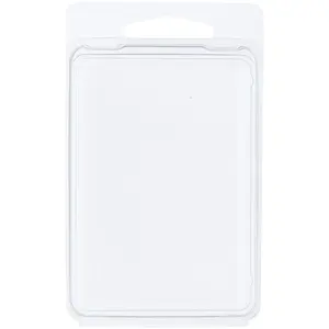 Collecting Warehouse Clear Plastic Clamshell Package / Storage Container, 3.4375" H x 2.375" W 0.9375" D