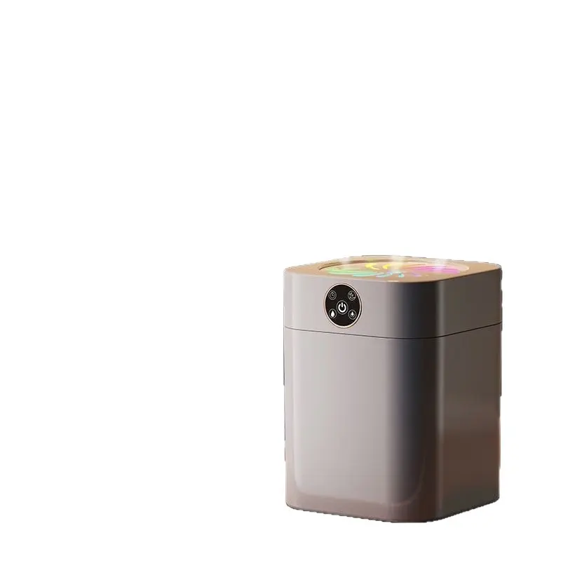 Rechargeable Mini Triple-Spray Nozzles Humidifier - Wireless, USB-Charged, Built-In Battery, Quiet Operation, Adjustable Flow Rate, 12*15cm Portable Safe Gentle Mist for Office, Bedroom (Suitable for Babies, Pregnant Women, Various Room Types), Cool Mist