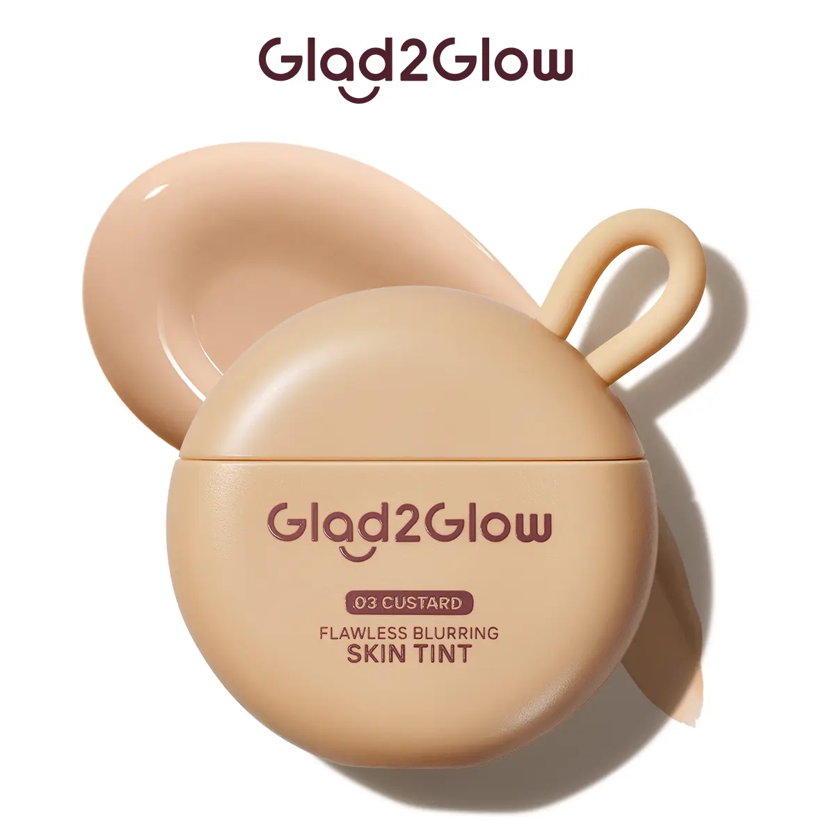Glad2Glow Flawless Blurring Skin Tint | Squalane Hydrating Second-Skin Finish & Seamless Lock Technology Foundation Alternative
