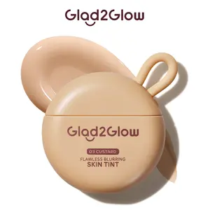 Glad2Glow Flawless Blurring Skin Tint | Squalane Hydrating Second-Skin Finish & Seamless Lock Technology Foundation Alternative