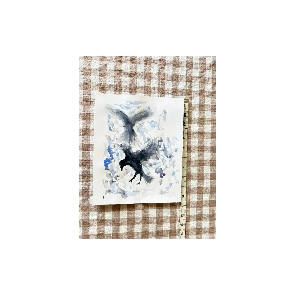 AlanDeaconArt - Nevermore NO. 469 - Size 8.5x10.5 - 1 of 1 Original Watercolor Painting
