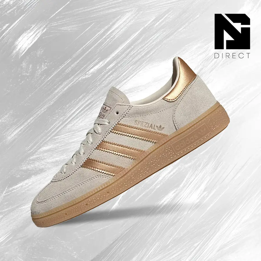 Adidas Handball Spezial Bliss Cream White (Women's)– Women's Lifestyle Sneakers – Shoes For Woman -Vintage -Spring & Summer-Inspired Running Shoes, Shock-Absorbing Comfort, Gym To Streetwear Casual Wear-back to school–JP9236