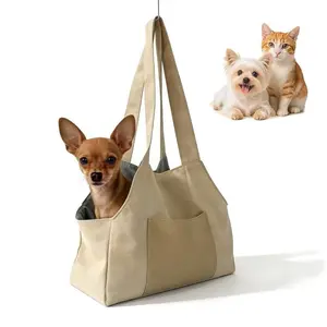 Spring Summer Pet Travel Bag, Breathable Crossbody Cat Dog Carrier, Portable Car Seat Cover, Comfortable Pet Backpack, Puppy Carrier Purse
